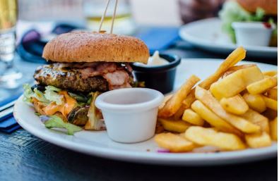 comida basura 2, hamburguesa patatas